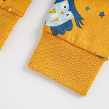 Owl-Print Baby Set