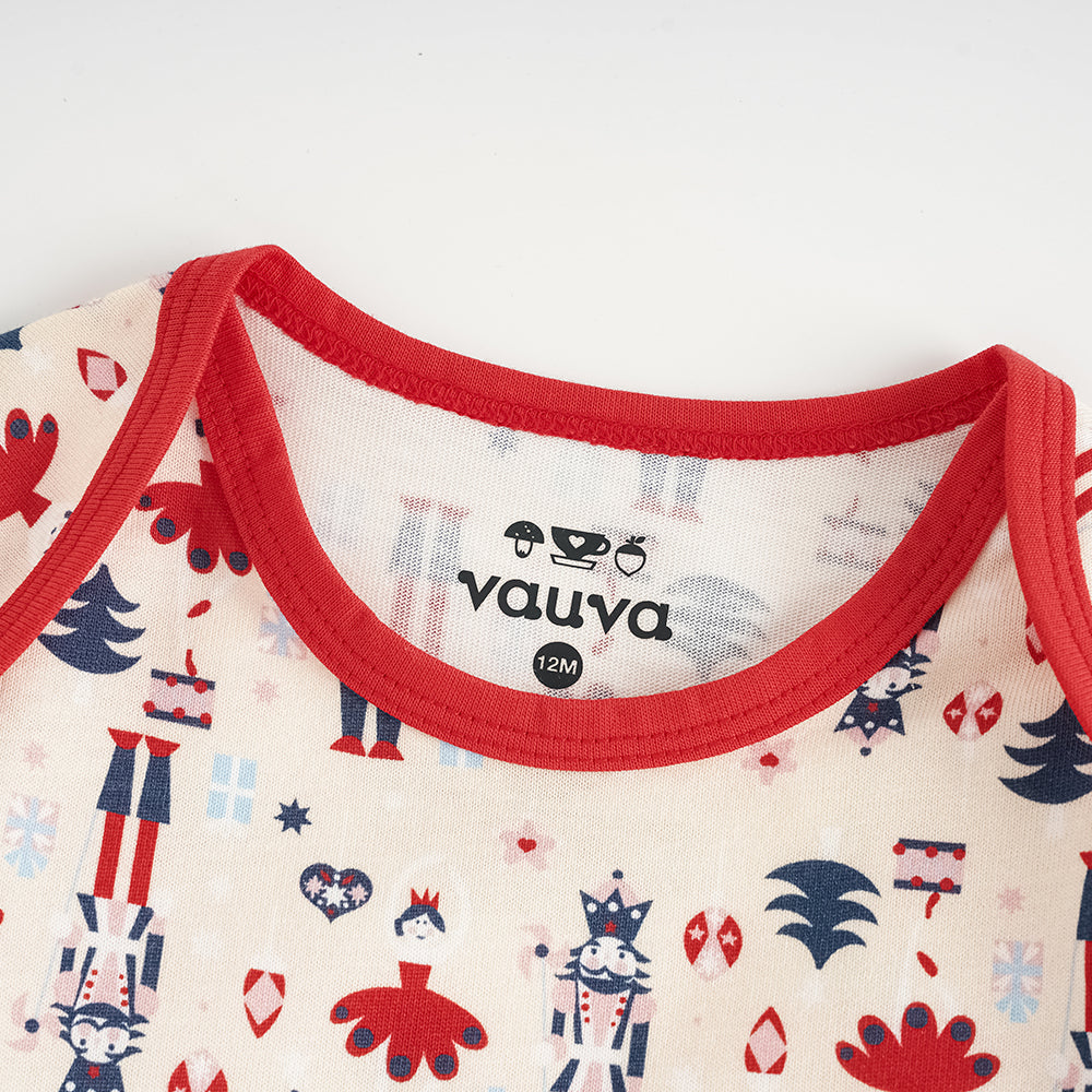 Nutcracker-Print Baby Set