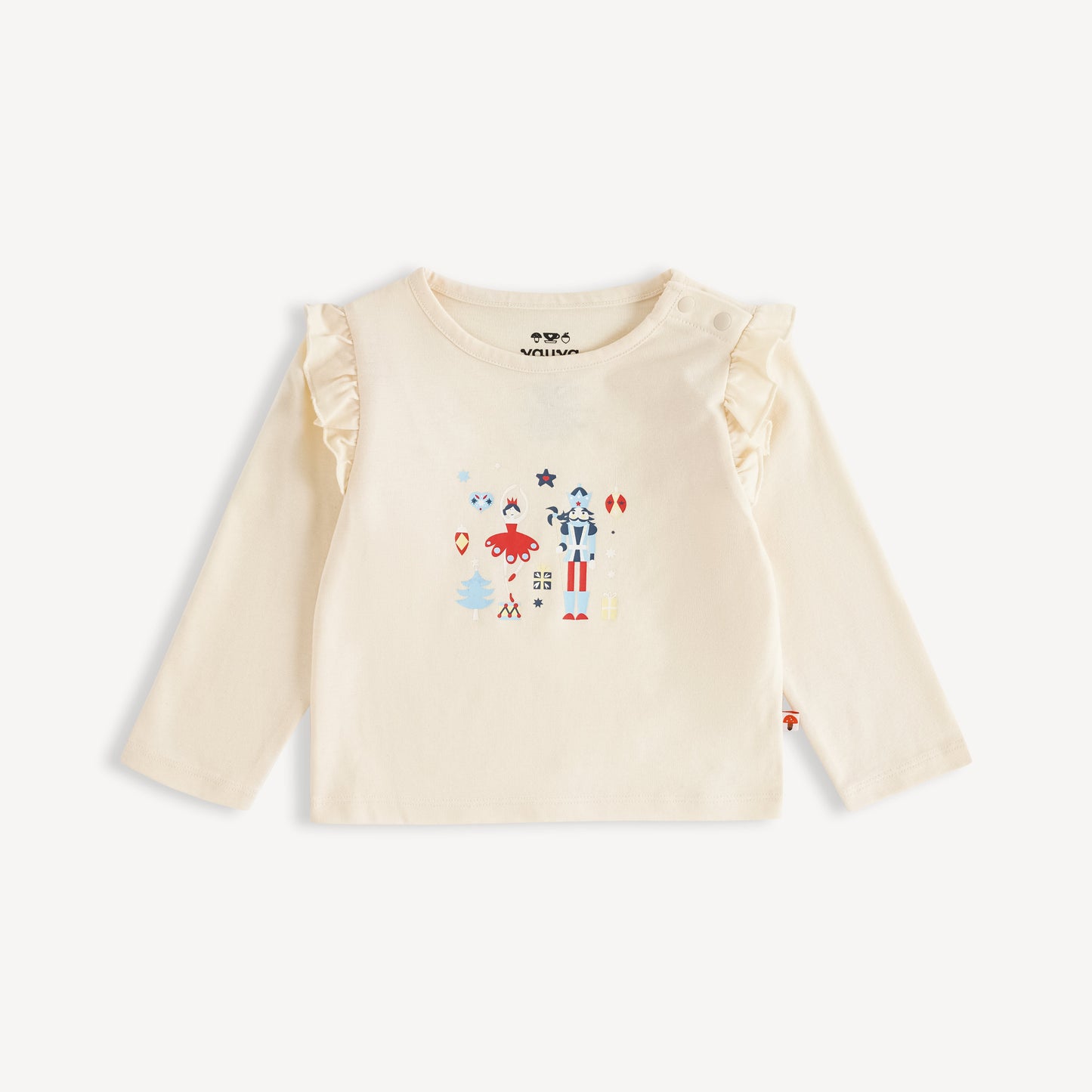 Nutcracker-Print Baby Set