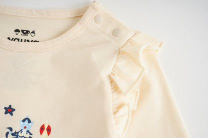 Nutcracker-Print Baby Set