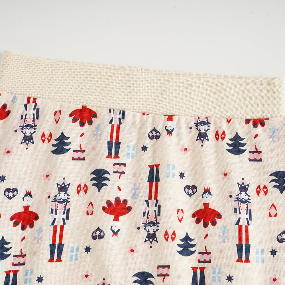 Nutcracker-Print Baby Set