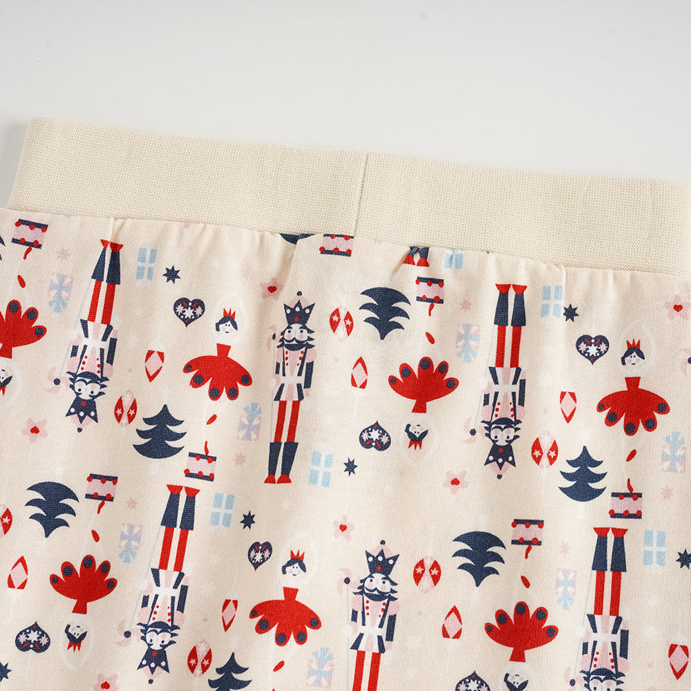 Nutcracker-Print Baby Set
