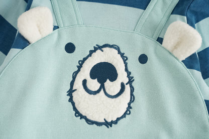 Bear Embellished 2-In-1 Romper