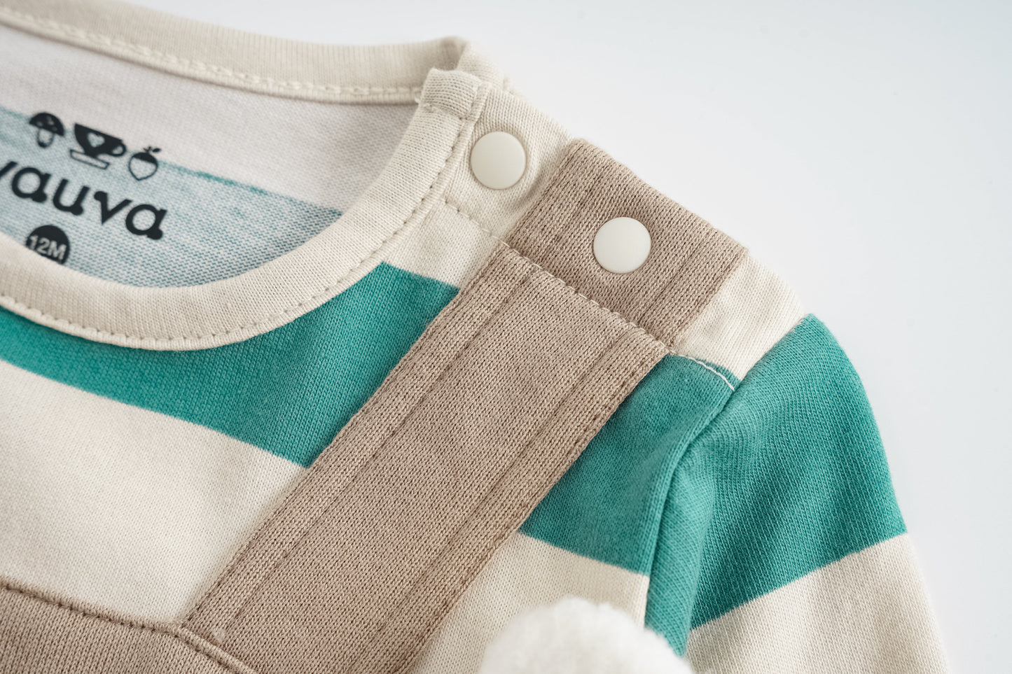 Bear Embellished 2-In-1 Romper