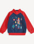Nutcracker-Print Colorblock Sweatshirt