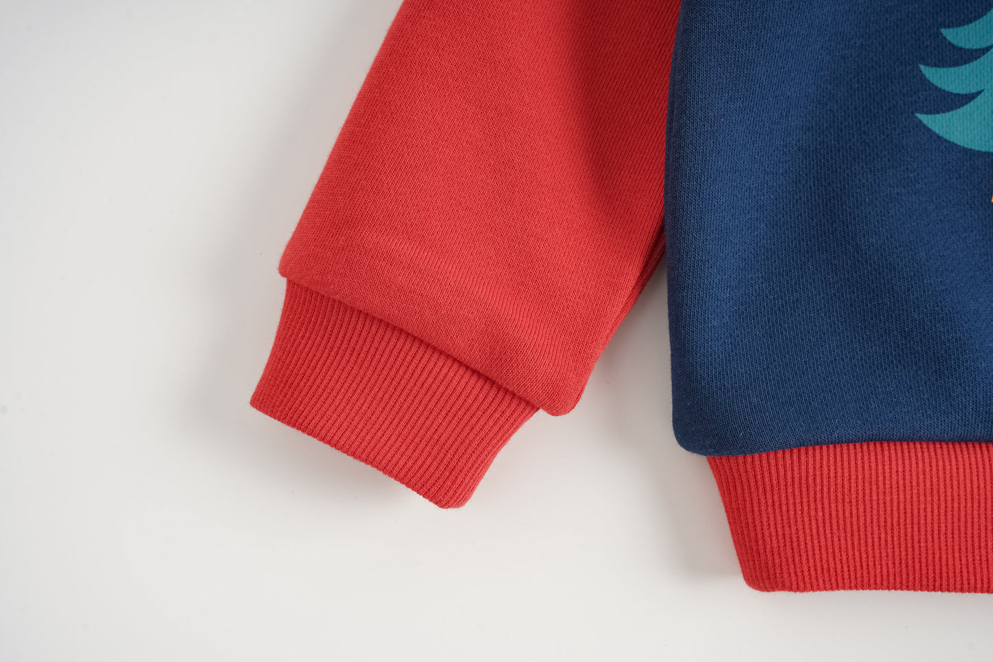 Nutcracker-Print Colorblock Sweatshirt