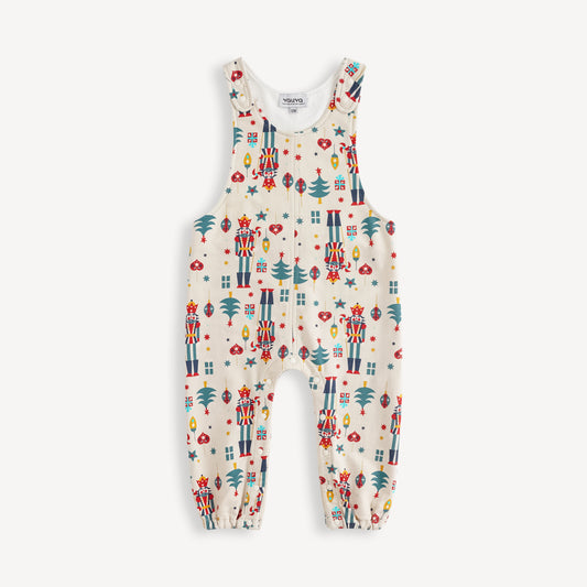 Nutcracker-Print Overall Set