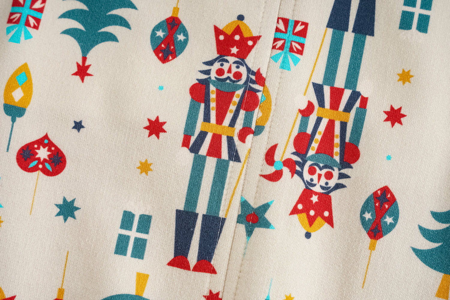 Nutcracker-Print Overall Set
