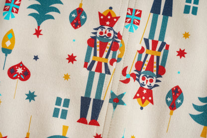 Nutcracker-Print Overall Set