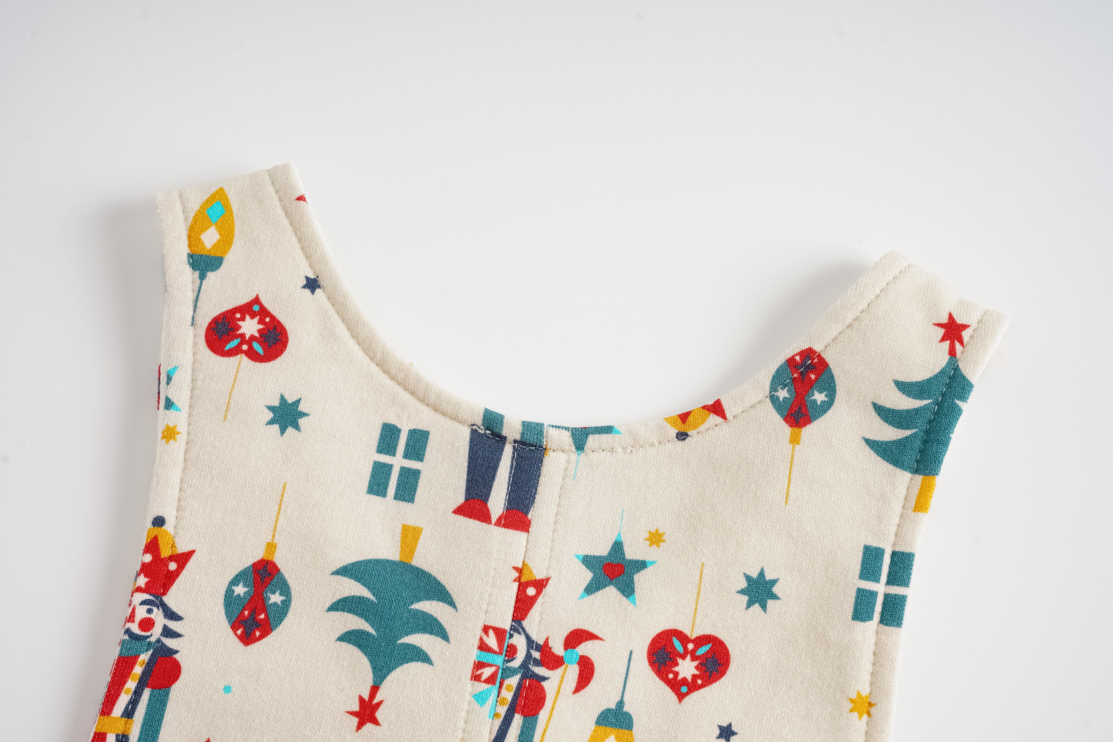 Nutcracker-Print Overall Set