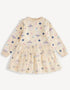 Unicorn-Print Frill Dress