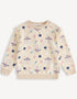 Unicorn-Print Frill Sweatshirt