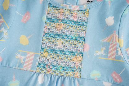 Unicorn-Print Romper