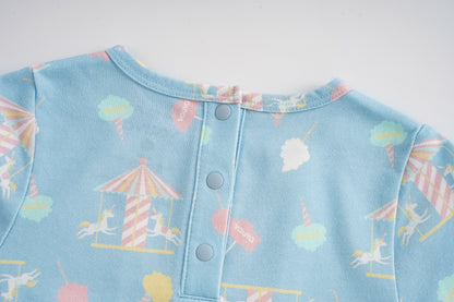 Unicorn-Print Romper