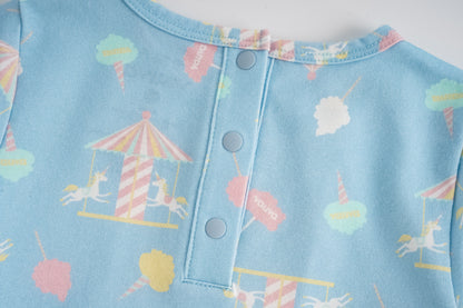 Unicorn-Print Romper