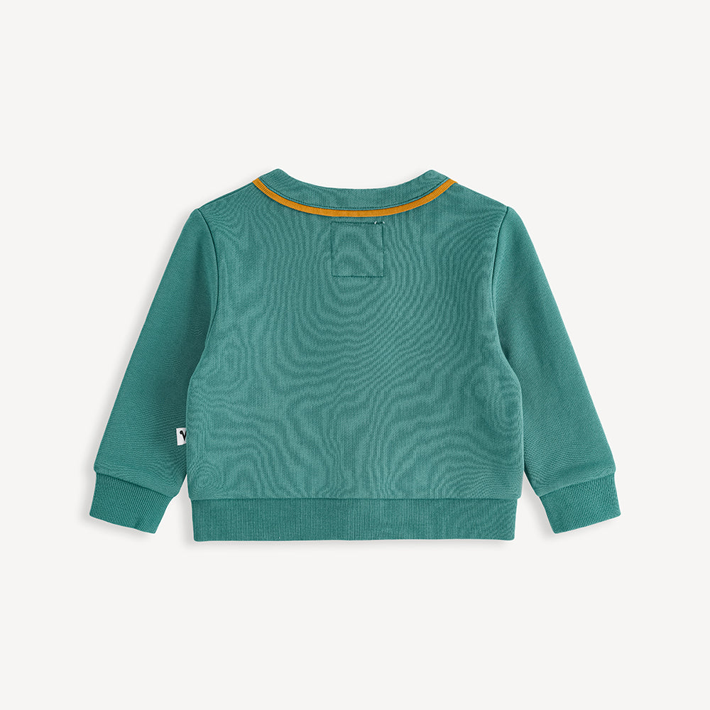 Owl-Print Cardigan