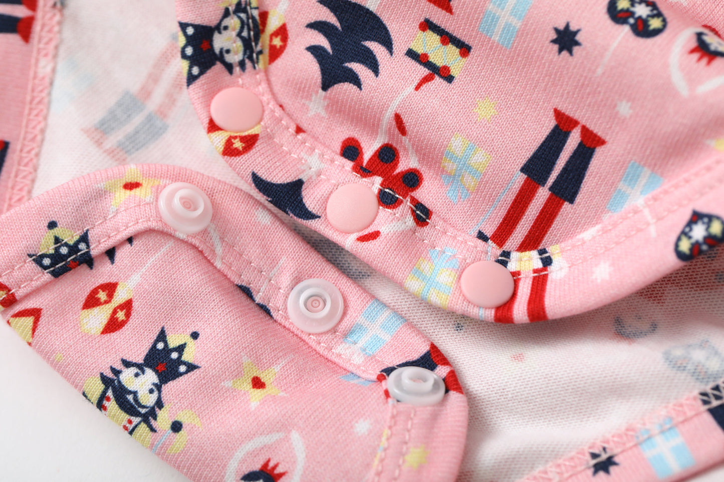 Nutcracker-Print Layered Dress