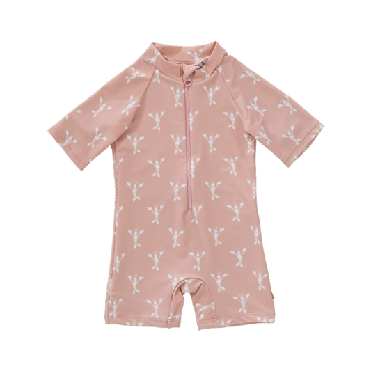 Fresk Fresk - Swim UV Suit (Lobster Cameo Rose) Swimwear