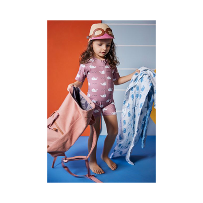 Fresk Fresk Swim UV Suit Whale Ash Rose Swimwear