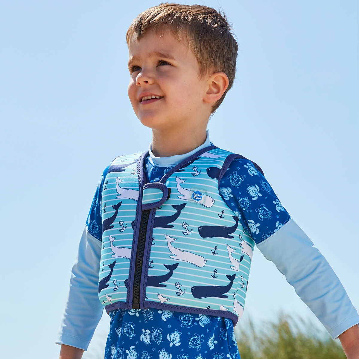 Splash About Splash About - Go Splash Swim Vest (Vintage Moby) Swimwear