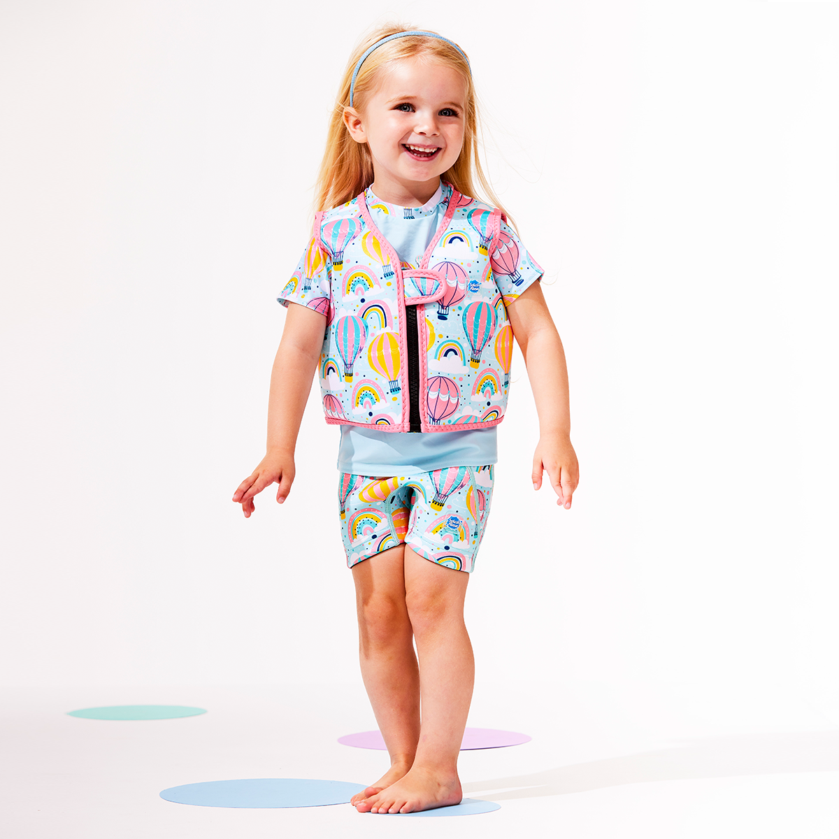 Splash About Splash About - Go Splash Swim Vest (Over The Rainbow) Swimwear