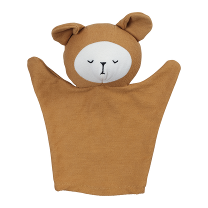 FABELAB Fabelab - Hand Puppet - Bear Ochre Soft Toys