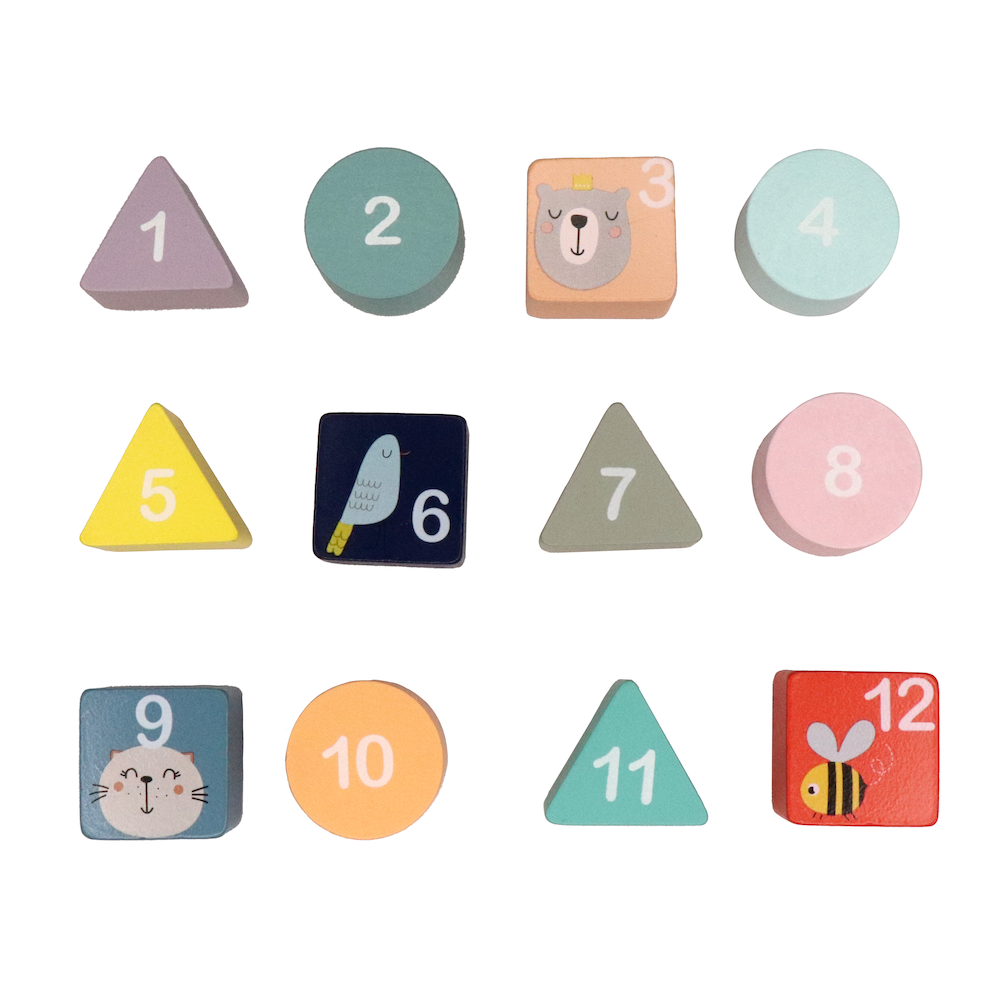 Leo & Friends Leo & Friends - Shape Sorting Clock Wooden Toy