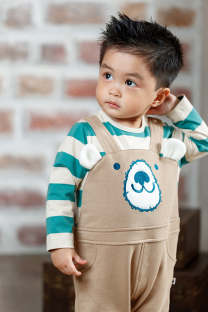 Bear Embellished 2-In-1 Romper