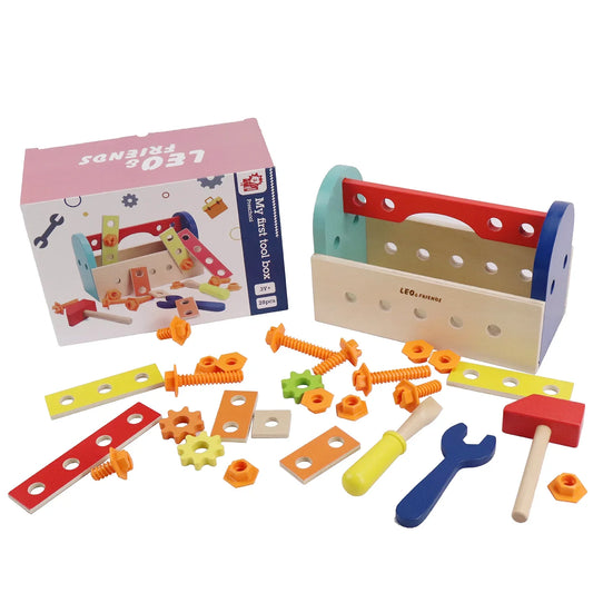 Leo & Friends Leo & Friends - "My First Tool" Box Wooden Toy