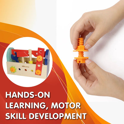 Leo & Friends Leo & Friends - "My First Tool" Box Wooden Toy