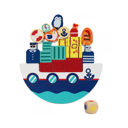 Leo & Friends Leo & Friends - Boat Balancing Game Wooden Toy