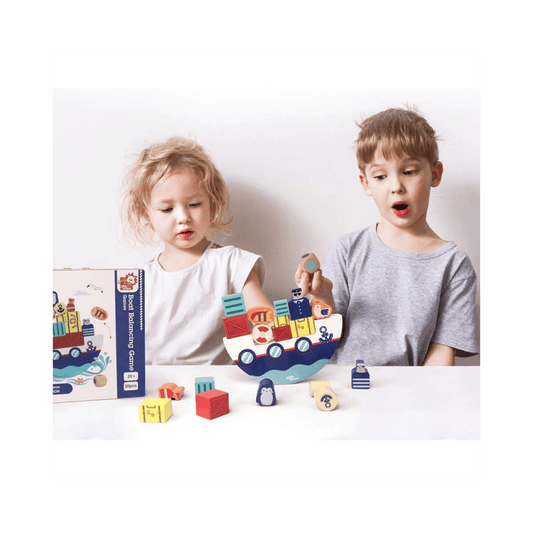 Leo & Friends Leo & Friends - Boat Balancing Game Wooden Toy