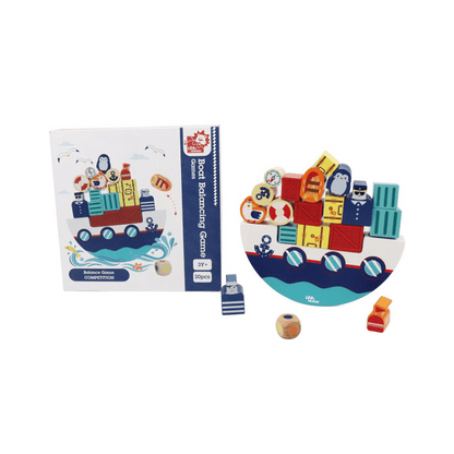Leo & Friends Leo & Friends - Boat Balancing Game Wooden Toy