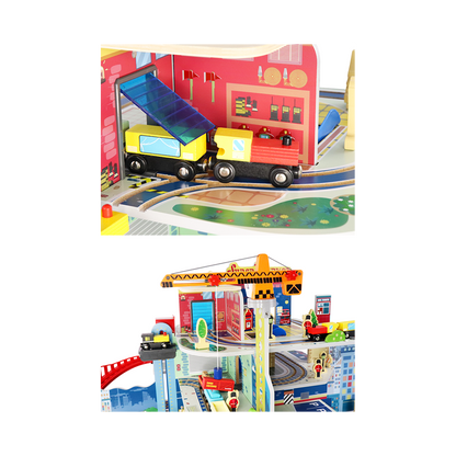 Leo & Friends Leo & Friends - London Railway Station Wooden Toy