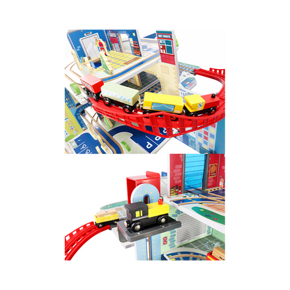 Leo & Friends Leo & Friends - London Railway Station Wooden Toy