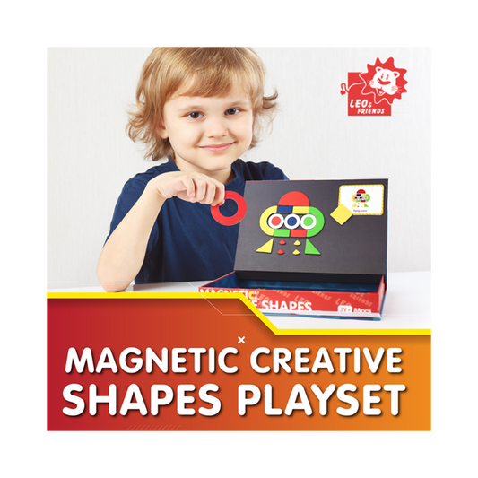 Leo & Friends Leo & Friends - Magnetic Creative Shape Set Wooden Toy