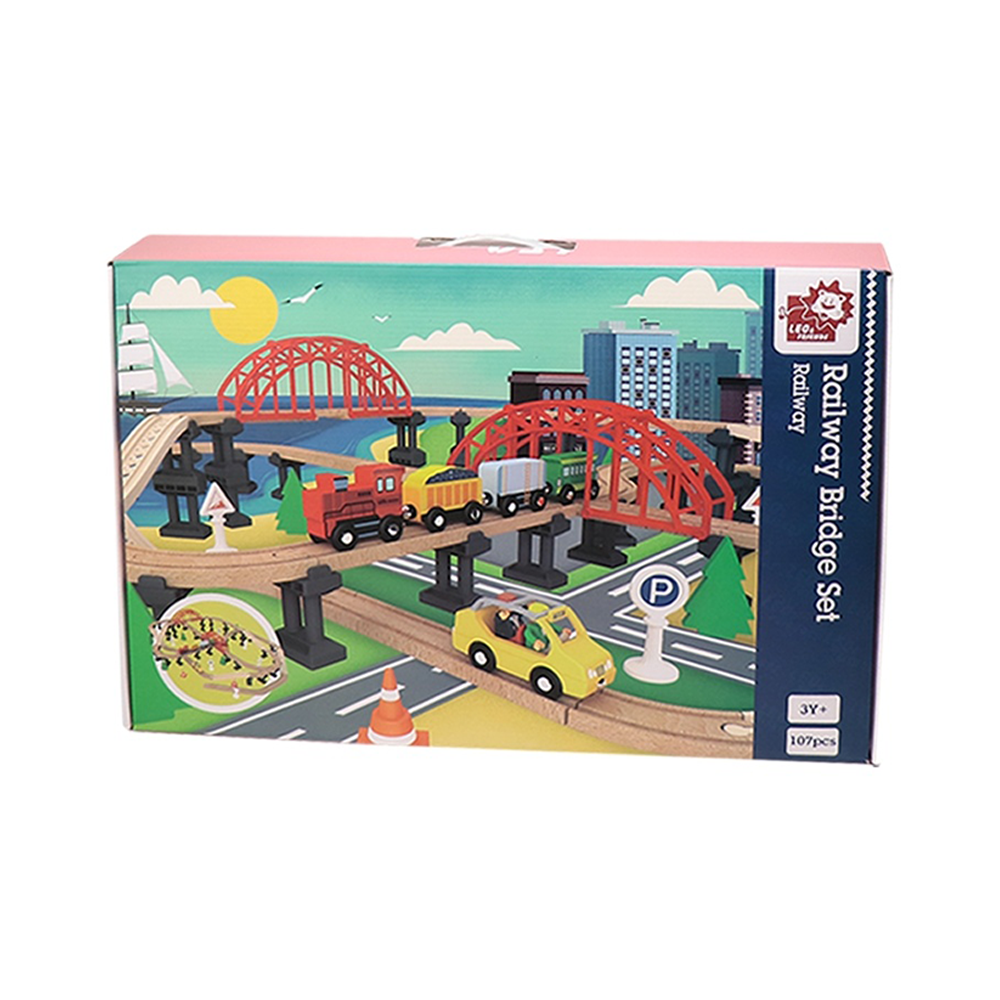Leo & Friends Leo & Friends - Railway Bridge Set Wooden Toy