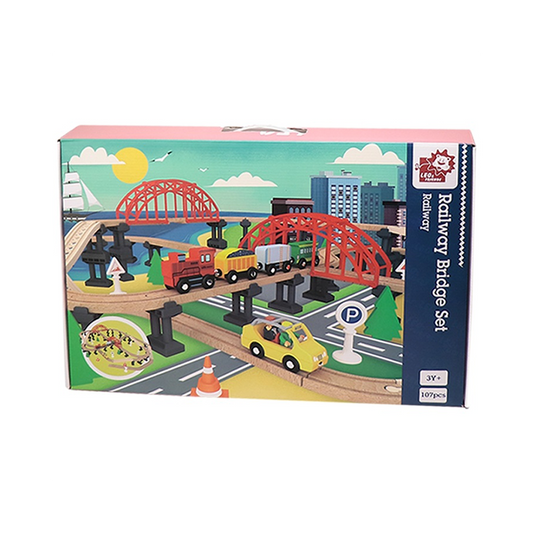 Leo & Friends Leo & Friends - Railway Bridge Set Wooden Toy