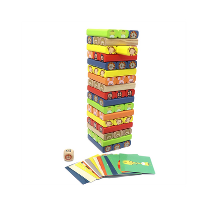 Leo & Friends Leo & Friends - Zoo Stacking Game Wooden Toy