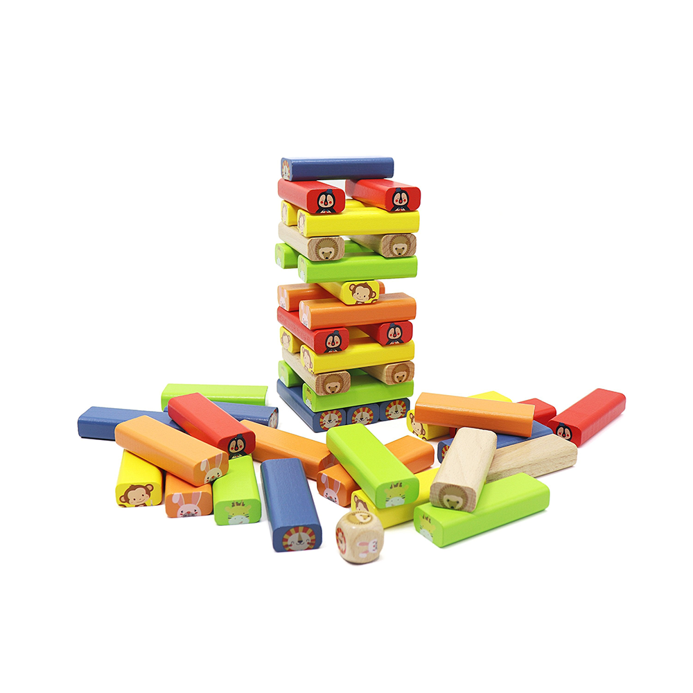 Leo & Friends Leo & Friends - Zoo Stacking Game Wooden Toy