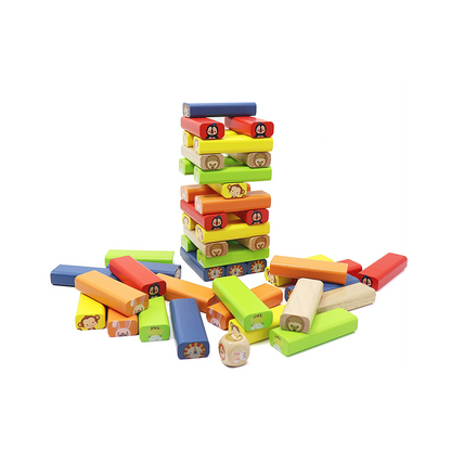 Leo & Friends Leo & Friends - Zoo Stacking Game Wooden Toy