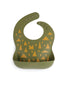 Gina Silicone Bib - Army + Forest