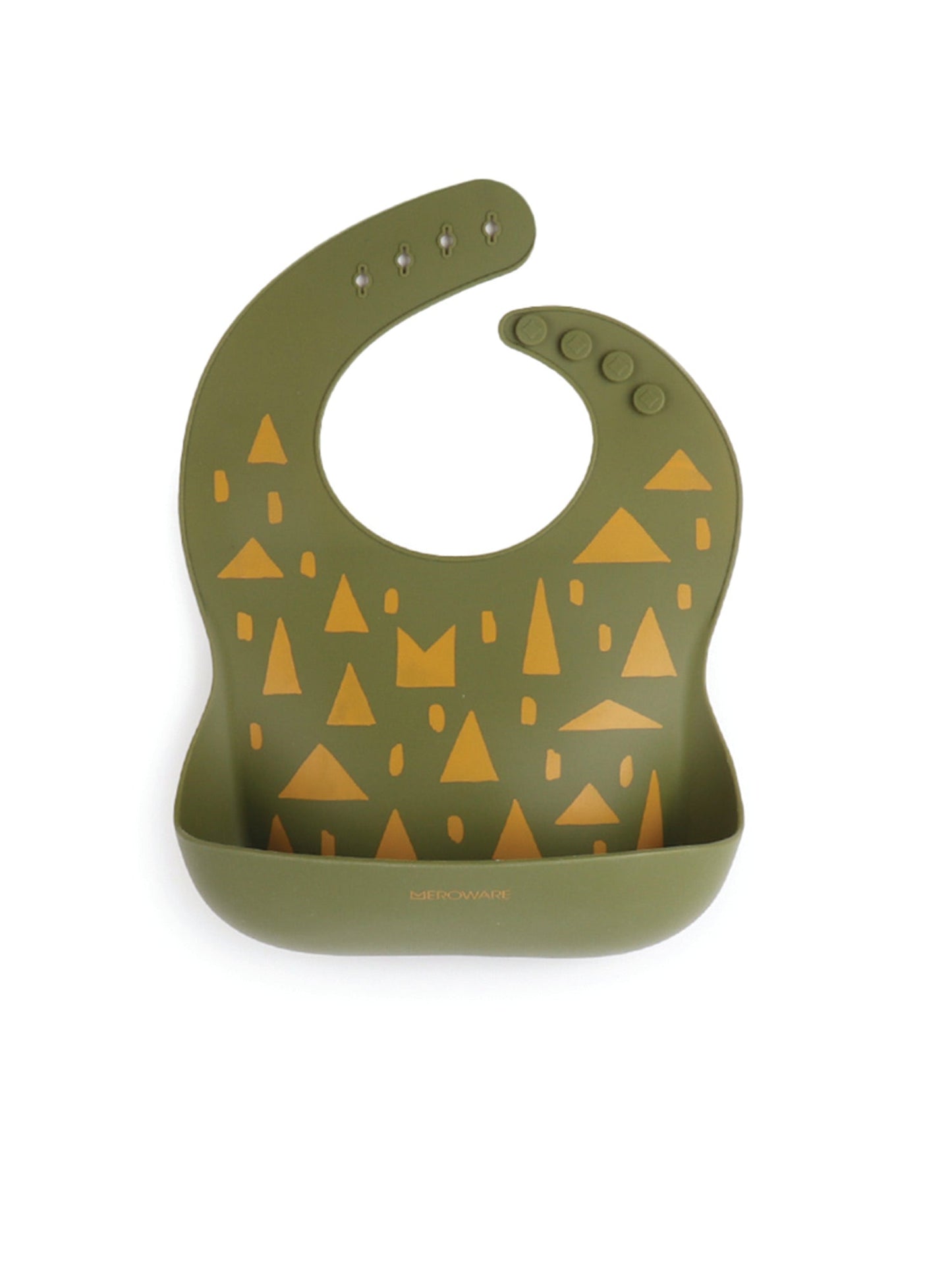 Gina Silicone Bib - Army + Forest
