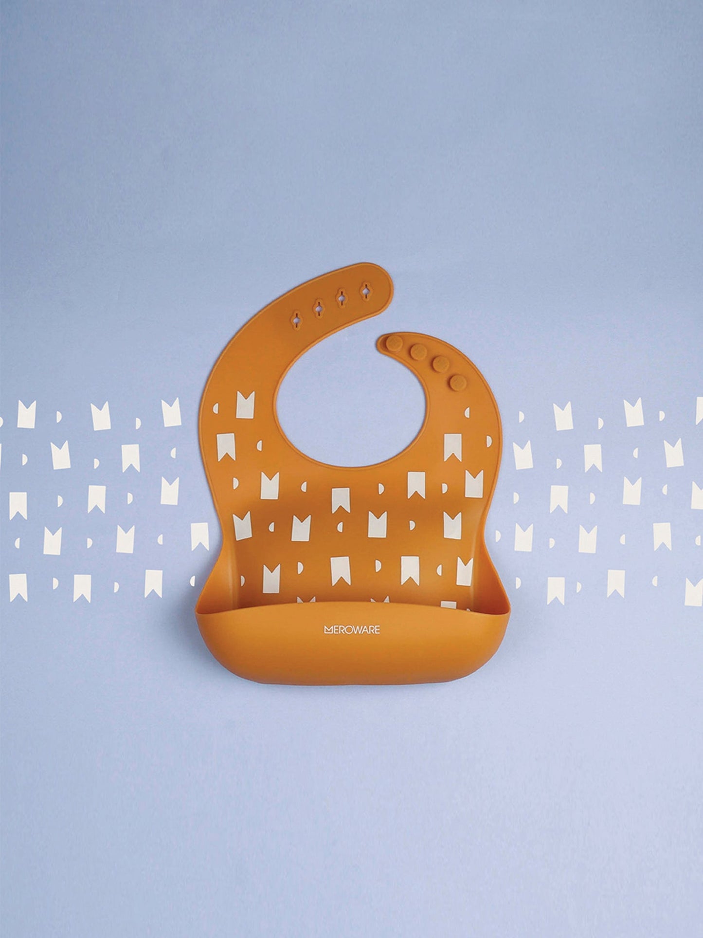 Gina Silicone Bib - Caramel + Crown