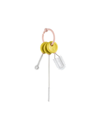 Teddy Cleaning Brush Set -  Milk Tea + Cocoa