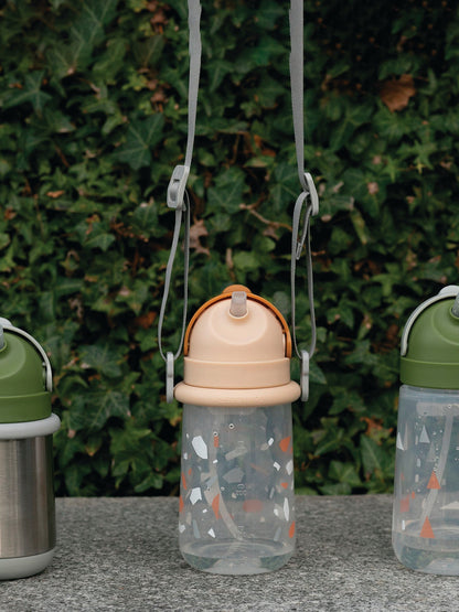 Matt Kid Straw Bottle- Elephant & Army + Forest