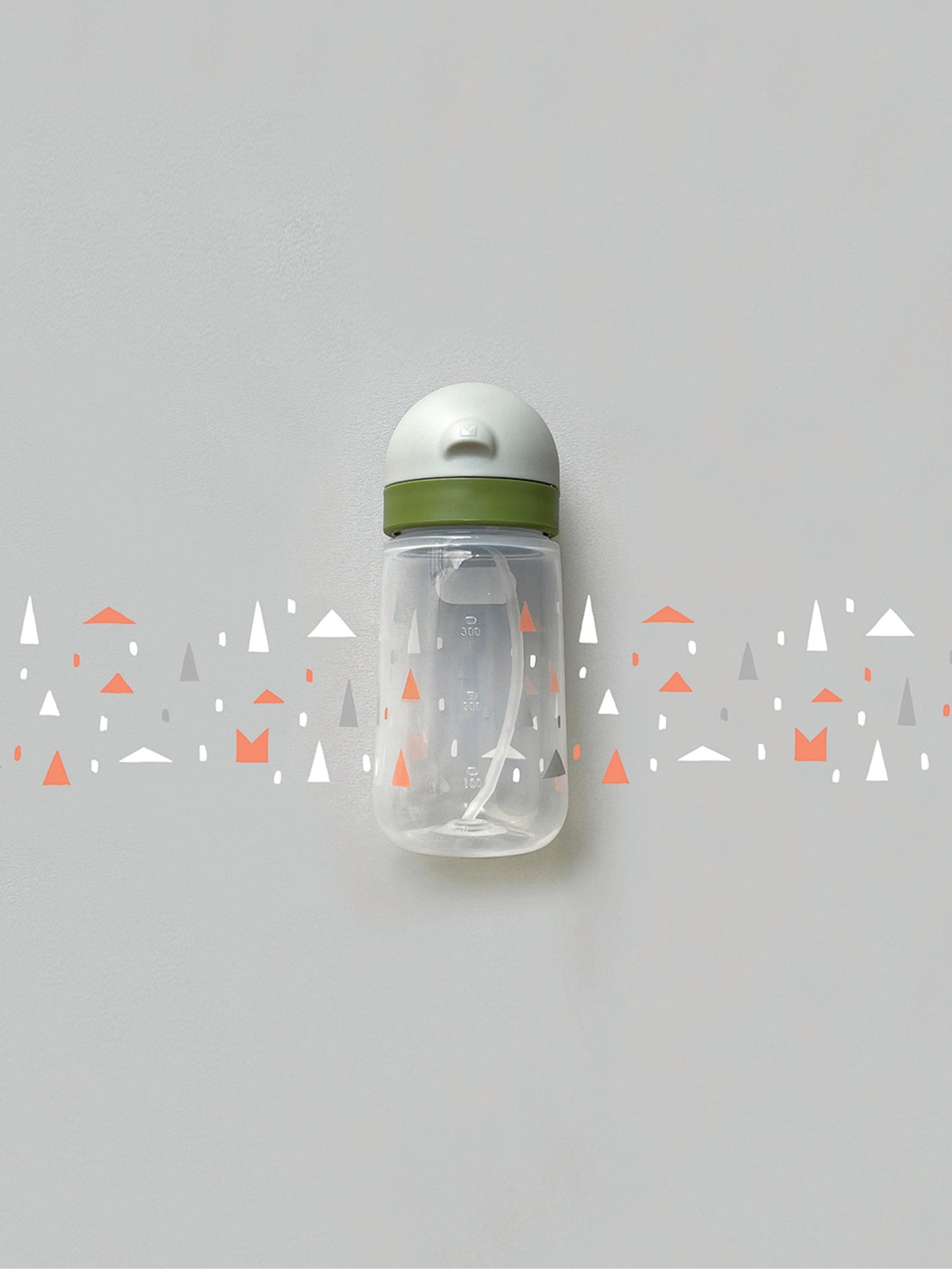 Matt Kid Straw Bottle- Elephant & Army + Forest