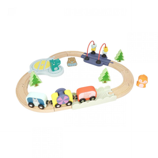 Leo & Friends Leo & Friends - Railway Jungle Set Wooden Toy