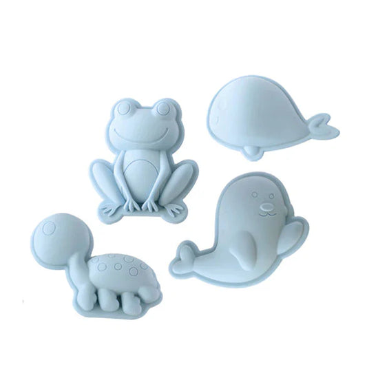 Scrunch Scrunch - Sand Mould Set (Duck Egg Blue) Beach Toys