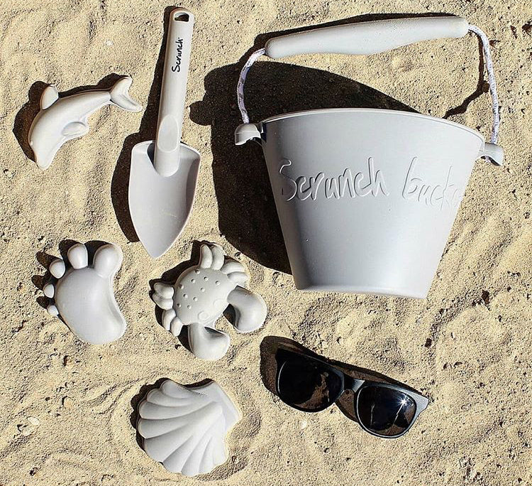 Scrunch Scrunch - Sand Mould Set (Old Rose) Beach Toys
